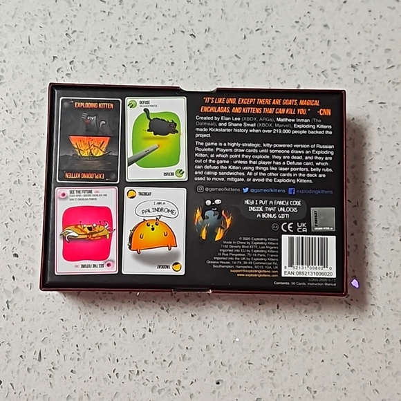 ✨️NWOT~Exploding Kittens Original Edition - Picture 2 of 8